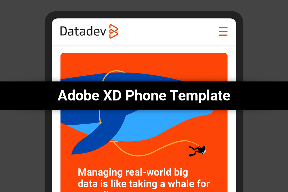 Adobe XD Phone Mockup Graphic