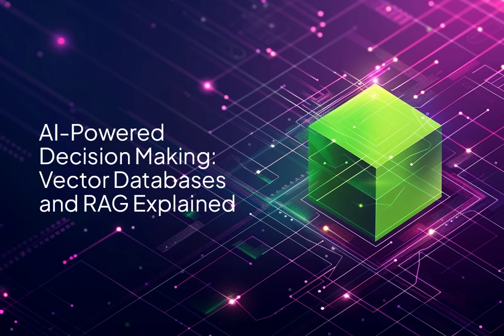 Cube representing AI vector databases and RAG