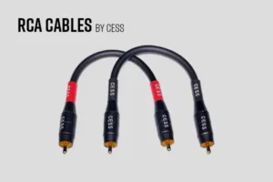 Two CESS RCA cables