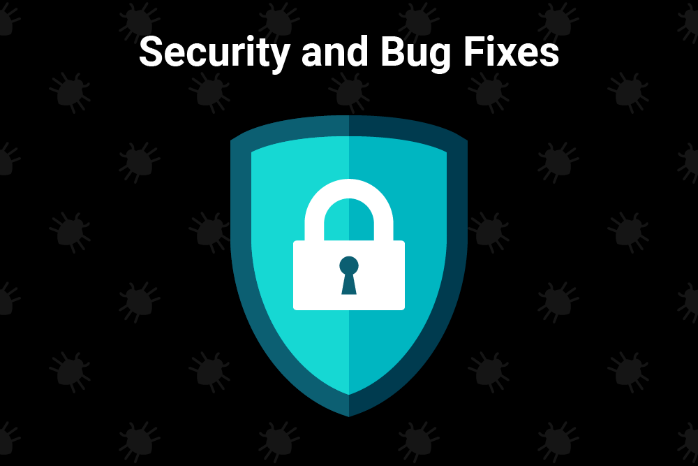 Security Bug Fixes Lock on top of shield